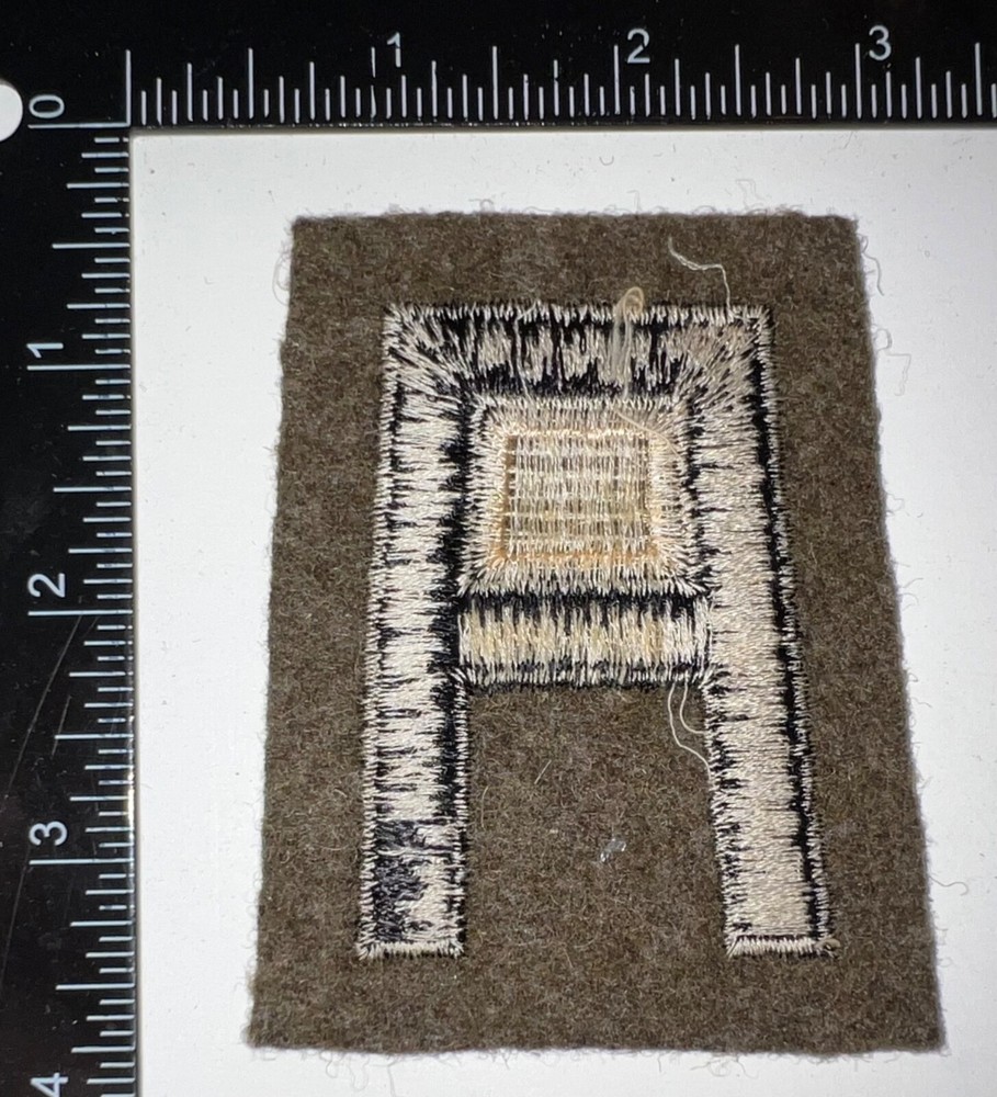 Interwar Pre Early WWII US 1st Army QUARTERMASTER Insert Wool Patch