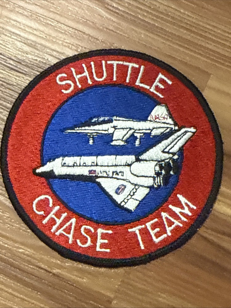 SPACE SHUTTLE PATCH CHASE TEAM