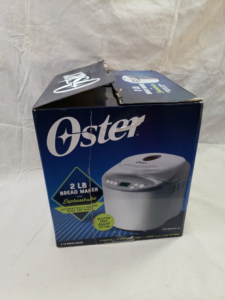 Oster CKSTBR9050 2lb 13 Setting Programmable Express Bake Bread Maker White