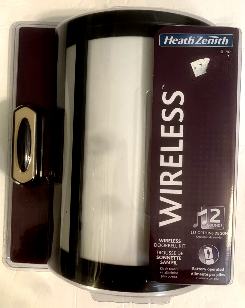 Heathco Wireless Black Frame Chime