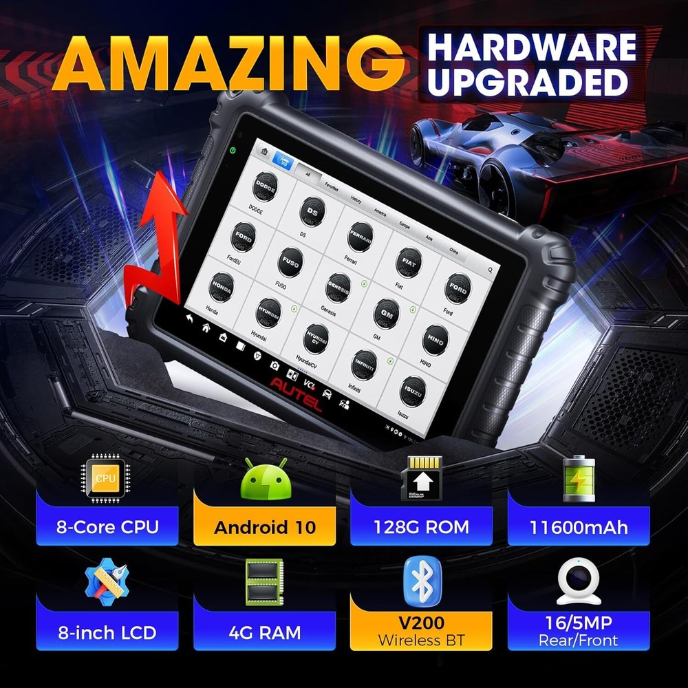 2025 Autel MaxiSYS MS906 Pro ECU Coding Full System Diagnostic Scanner MK906 PRO