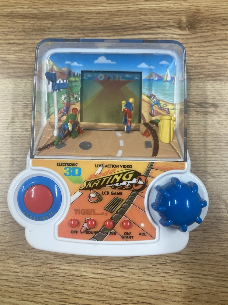 Tiger Electronics 3D Blade Skating LCD Handheld Game - 1993