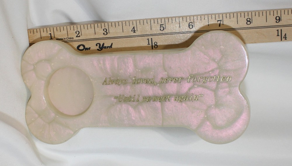 Handmade Epoxy Resin Bone Shape Pet Memorial