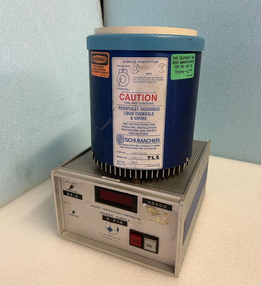 SCHUMACHER STG-115 Bubbler and DIG- DDC Source Temperature Controller (No Cable)