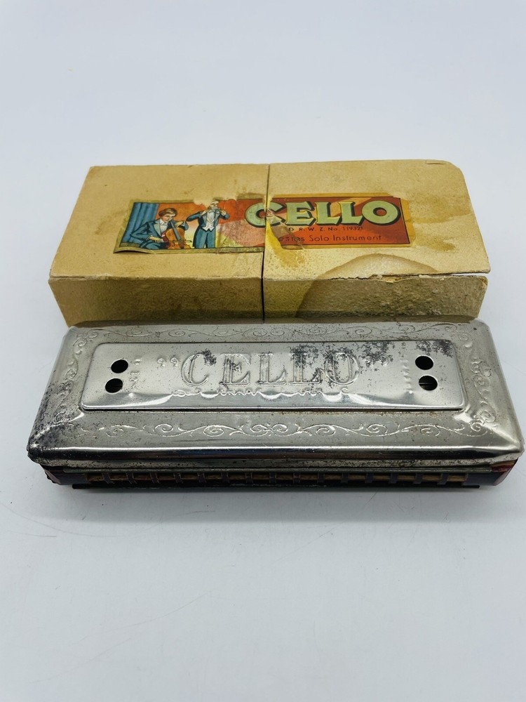 Vintage Cello Harmonica Germany DRWZ