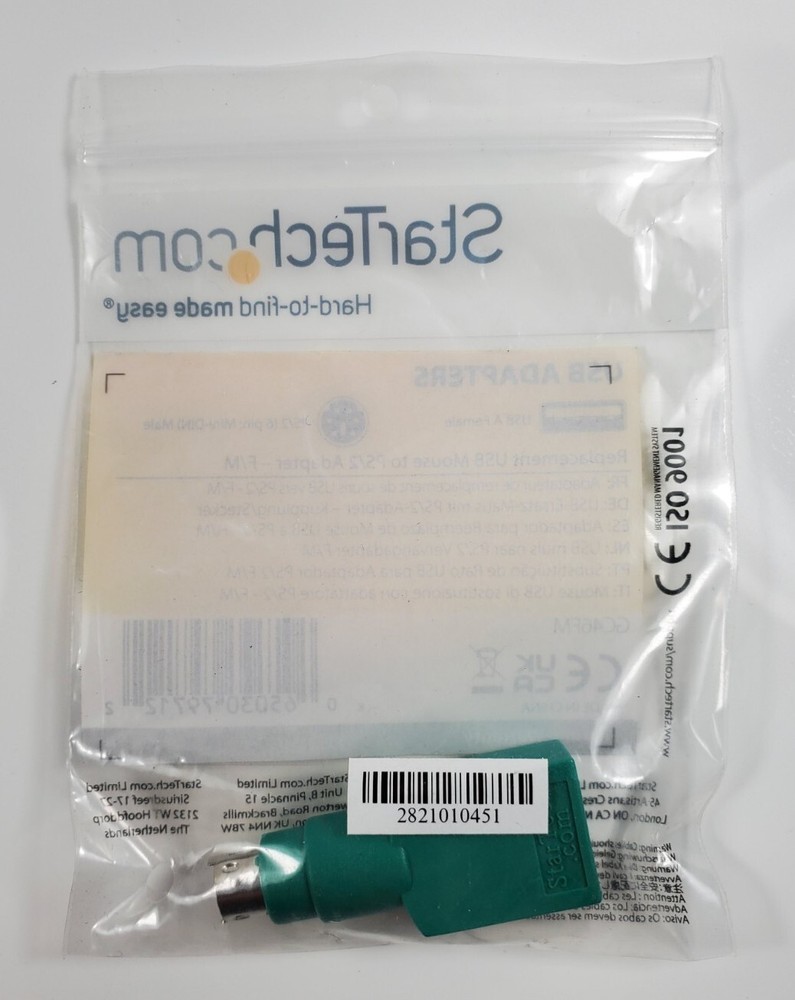StarTech.com Replacement USB Mouse to PS/2 Adapter - F/M