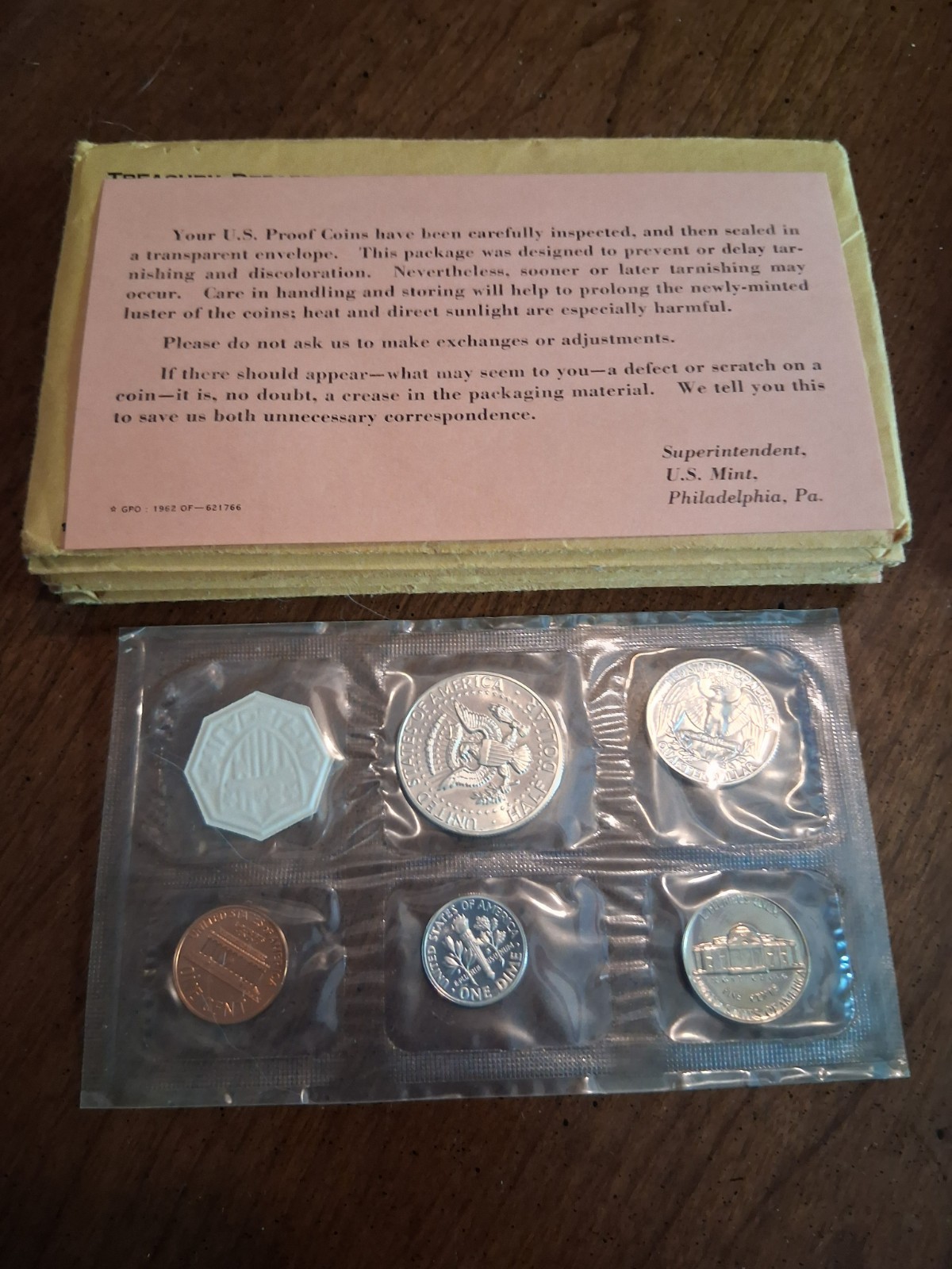 1964 P U.S. Proof Set, OGP with insert, (HQ0017)