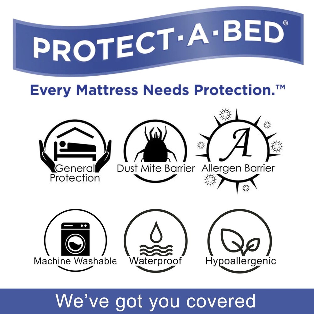 Protect-A-Bed Basic Waterproof Mattress Protector, Twin Size
