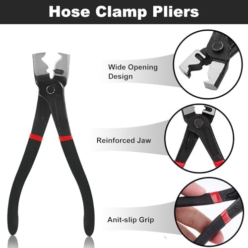 Electrical Disconnect Pliers, Electrical Connector Pliers Set 4-Black