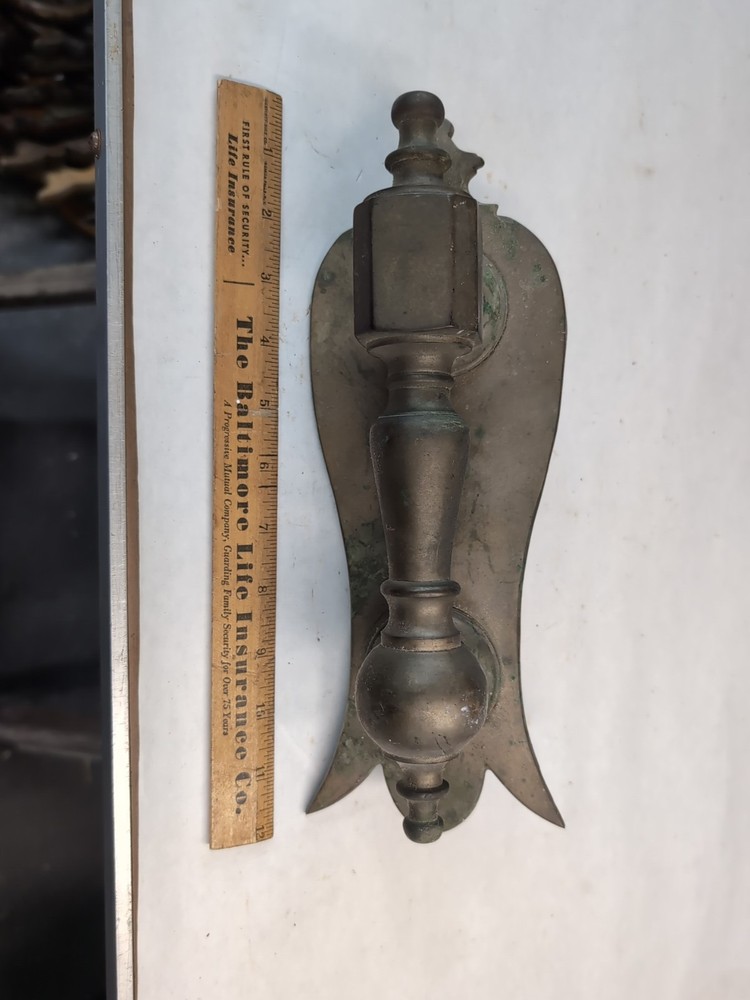 VINTAGE Solid Brass Door Knocker Heavy Duty
