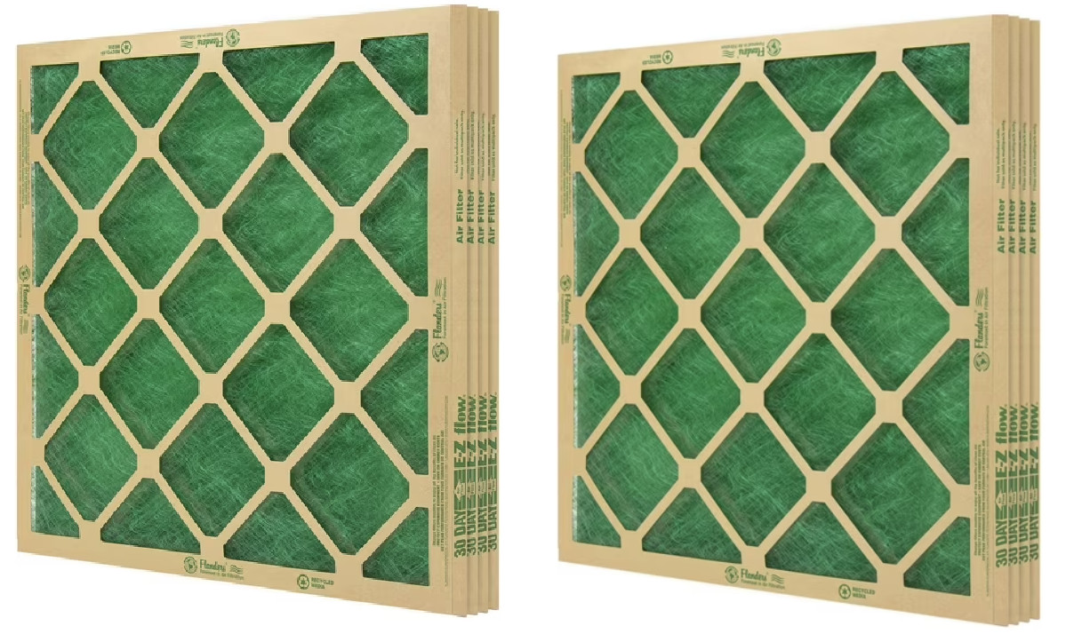 Flanders (8 Filters), 14" X 24" X 1" Precisionaire Nested Glass Air Filter