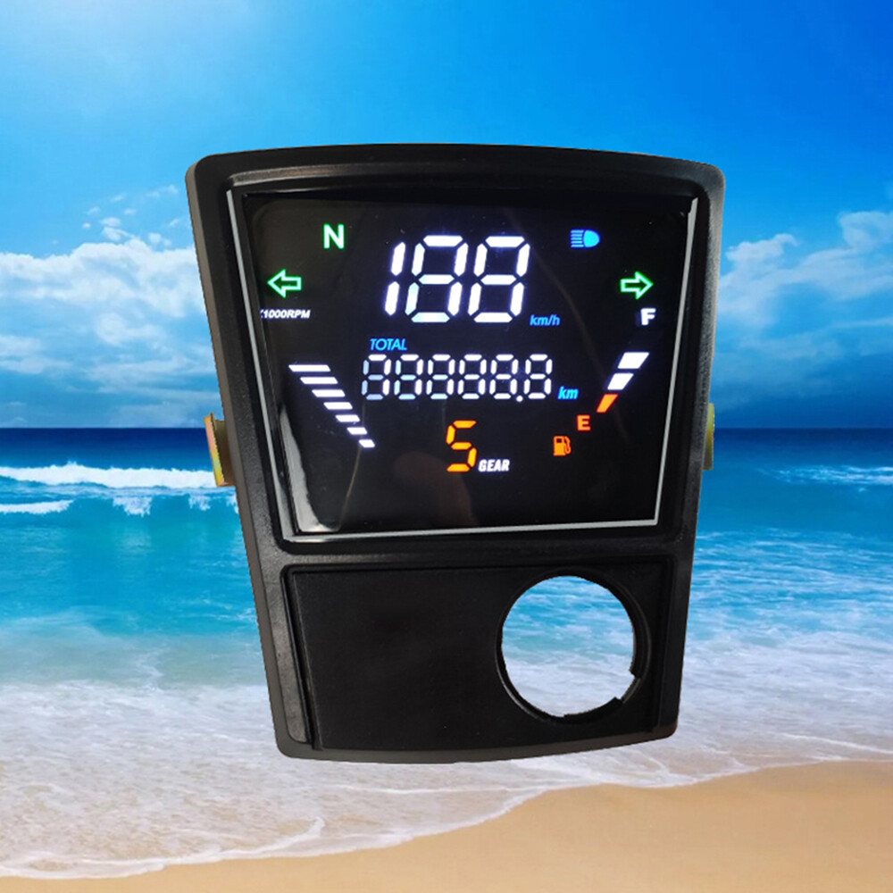 Digital LED LCD Odometer Motorcycle Speedometer for Honda C70