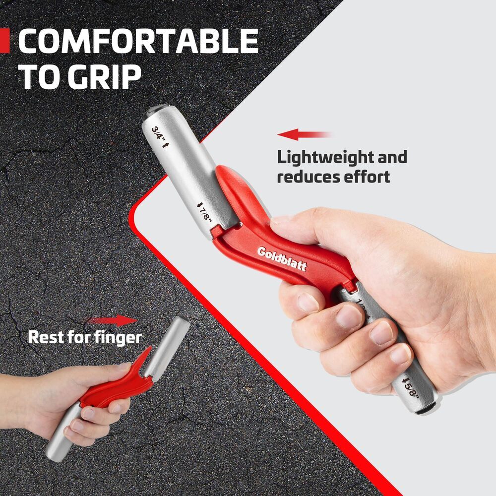 Goldblatt RED Masonry Brick Jointer Tool 4Size Barrel Jointer 1/2" 5/" 3/4" 7/8"