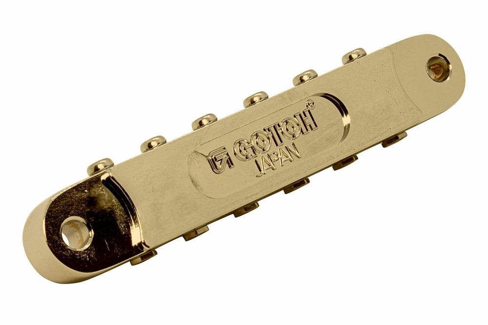 GOTOH GE-103B Guitar Bridge with M4 threaded posts Gold
