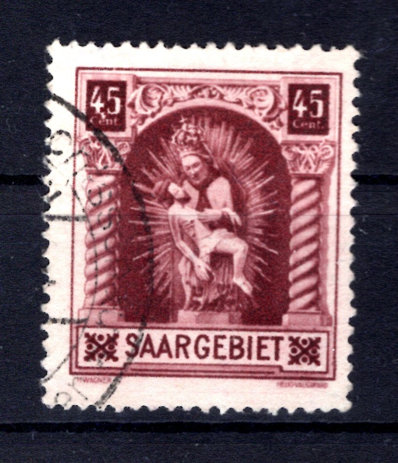 Saar 102I Variety Postmarked (L7005