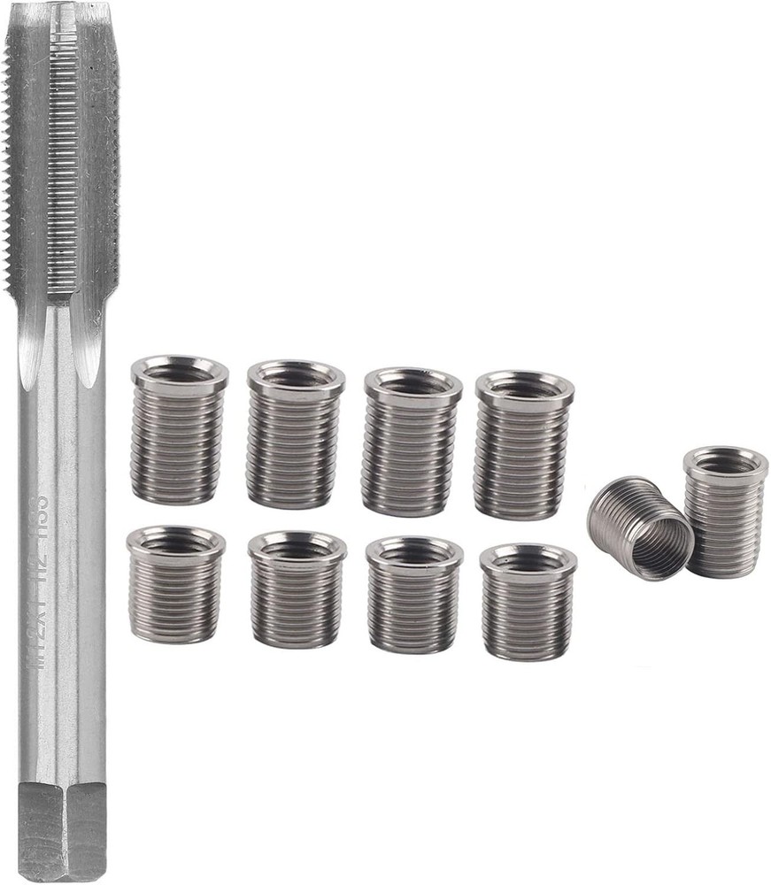 Spark Plug Thread Repair Kit FOR Stripped Threads M10x1.0 Tap Insert Tool
