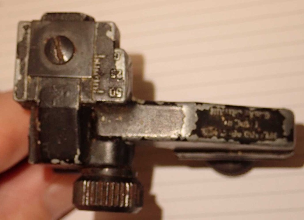 firearm sight Great Britain made by Millard