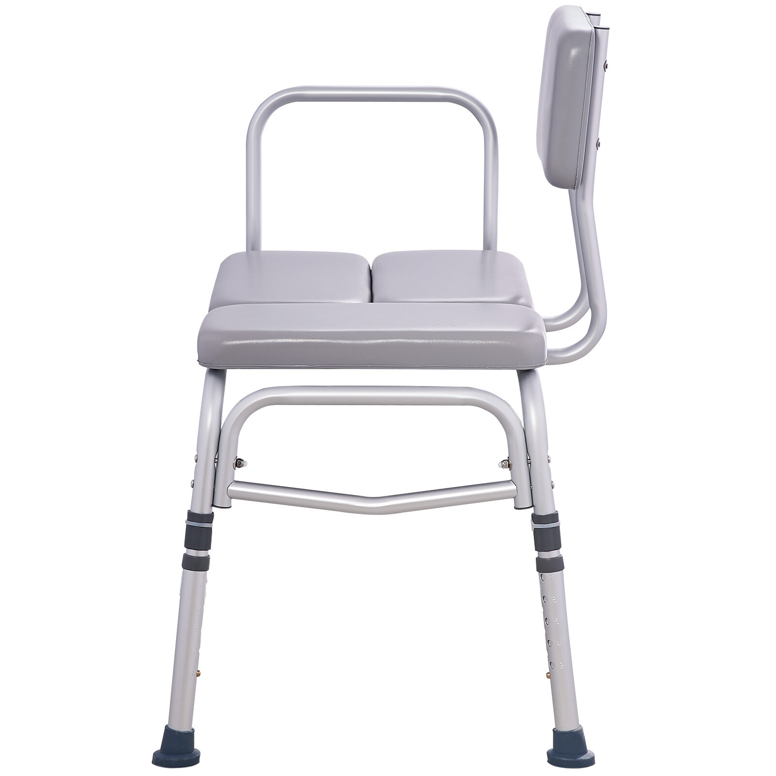 VEVOR Tub Transfer Bench Shower Seat with Reversible Backrest