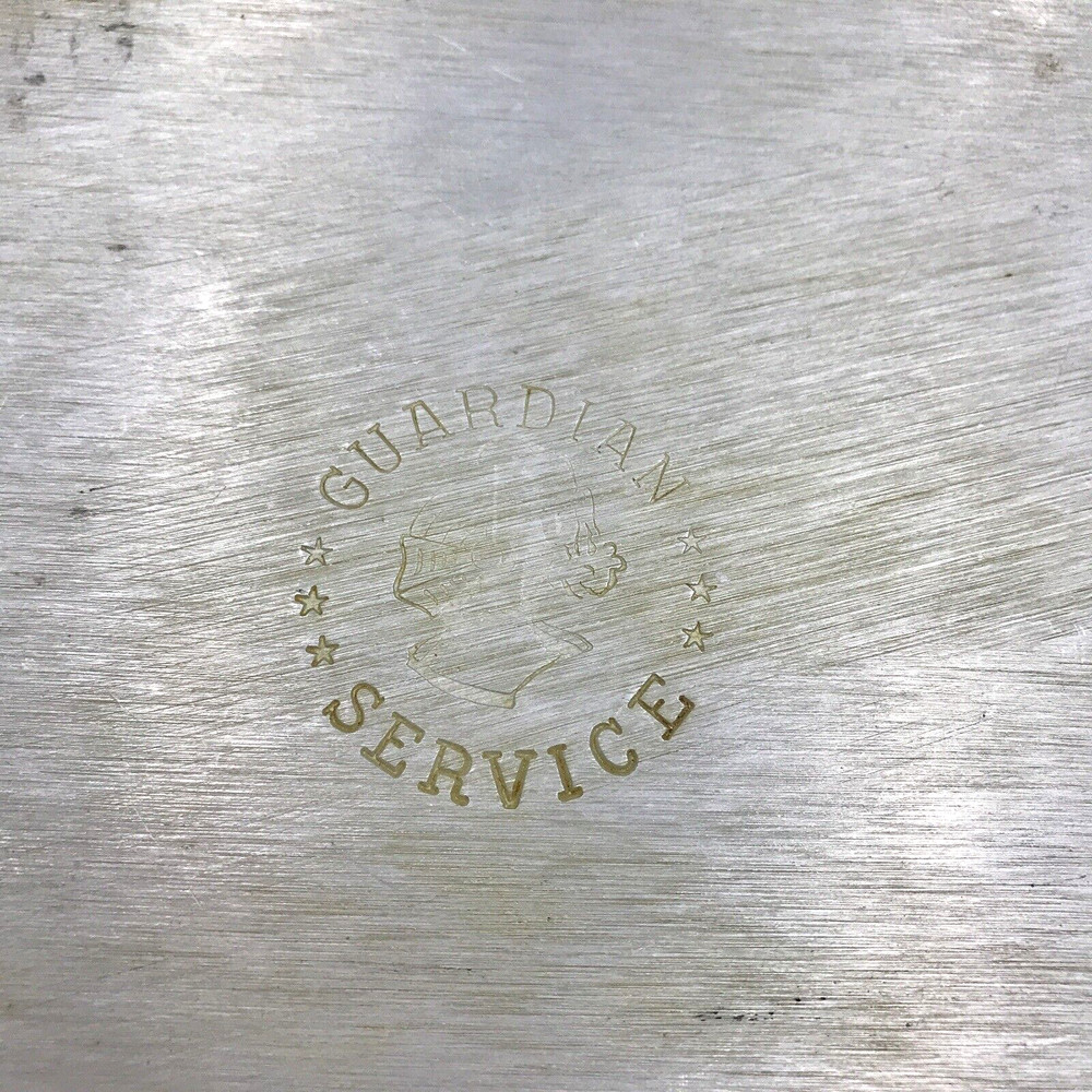 Vtg Guardian Service Hammered Oval 15" Roasting Platter Server