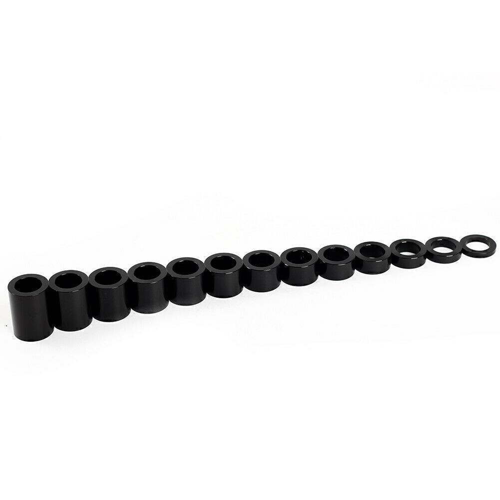 ID 1" OD 1 1/2" 13pcs Wheel Axle Spacers for Harley Touring Road King FLHR Dyna