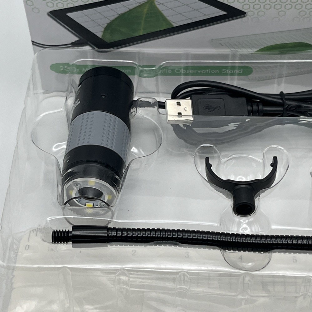 Digital Microscope Plugable with Flexible Arm Observation Stand ~ New