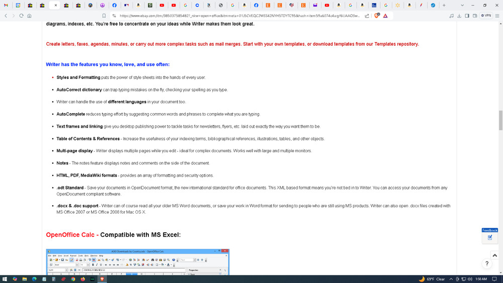 like microsoft office --Open Office Software Suite