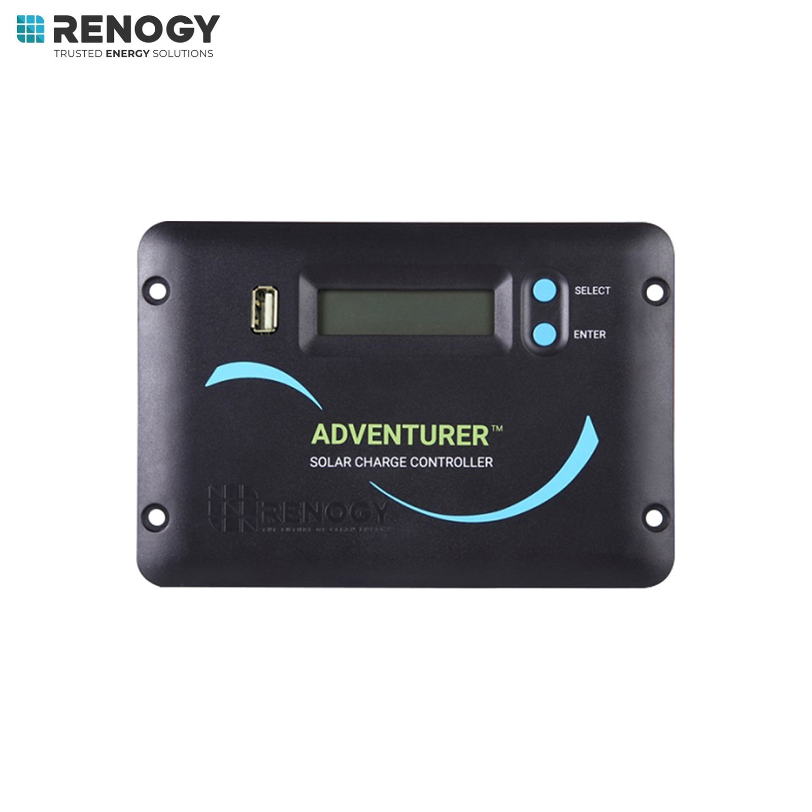 Renogy Adventurer Li- 30A PWM Flush Mount Charge Controller w/ LCD Display