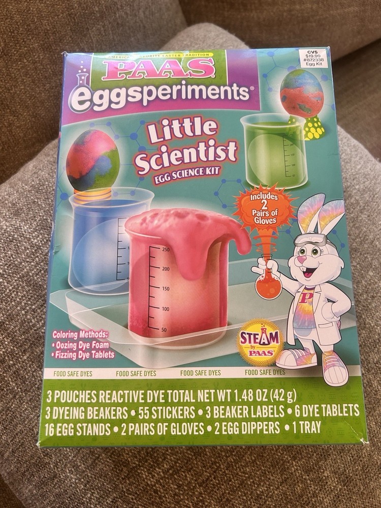 Paas Eggsperiment Little Scientist Easter Egg Kit