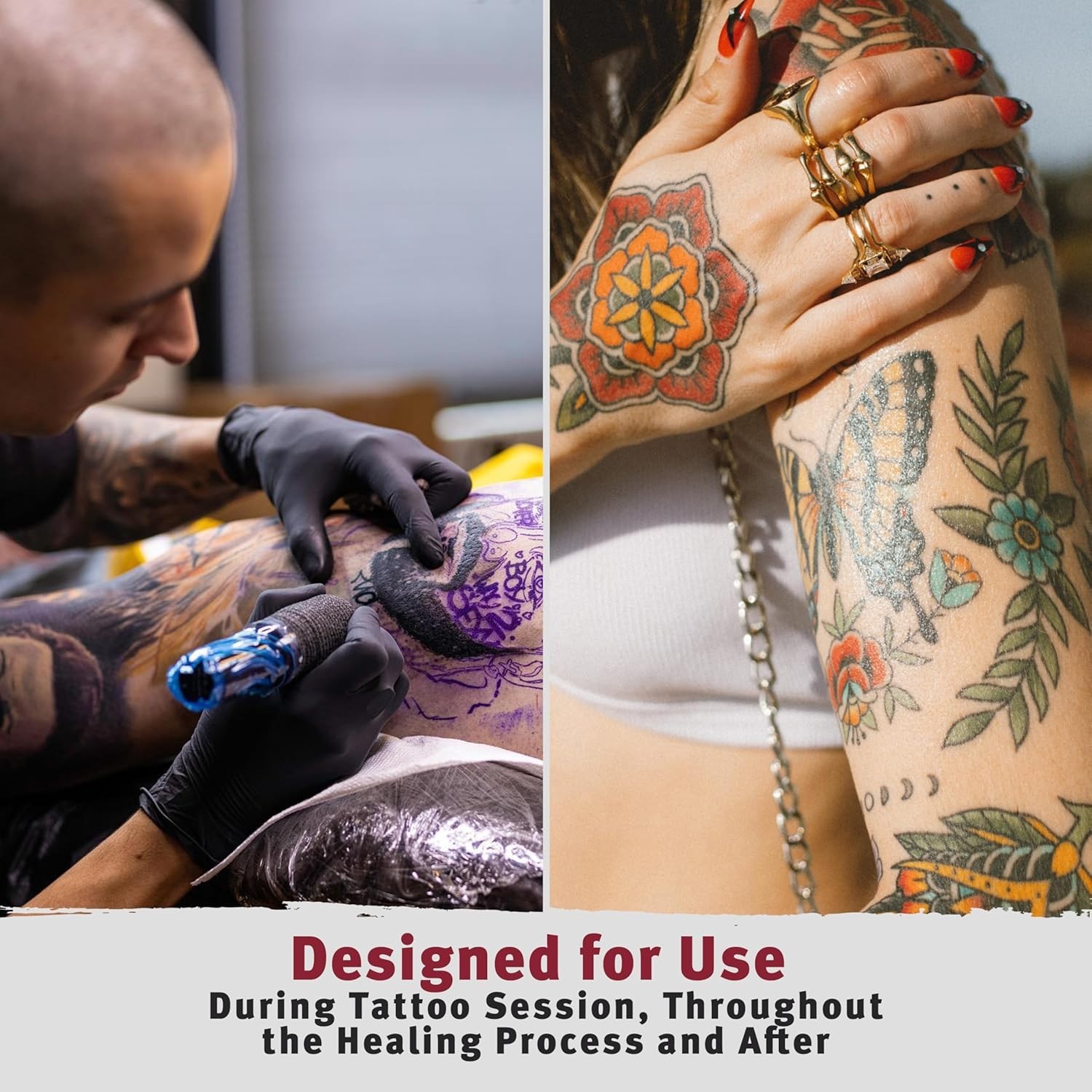 Hustle Butter Tattoo Aftercare Balm 5oz Vegan Heals Protects Ink Care