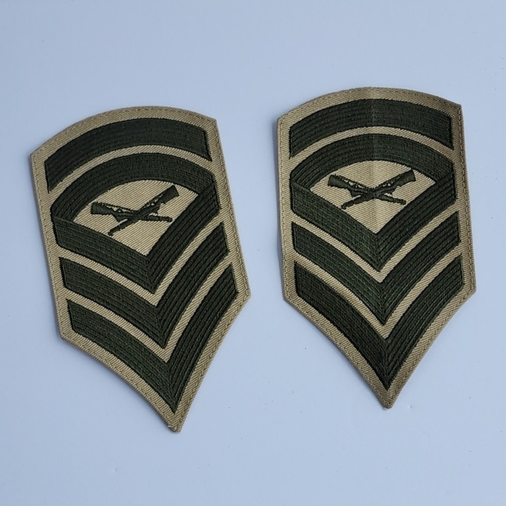 gunnery sergeant patch E-7 Lot Of 2