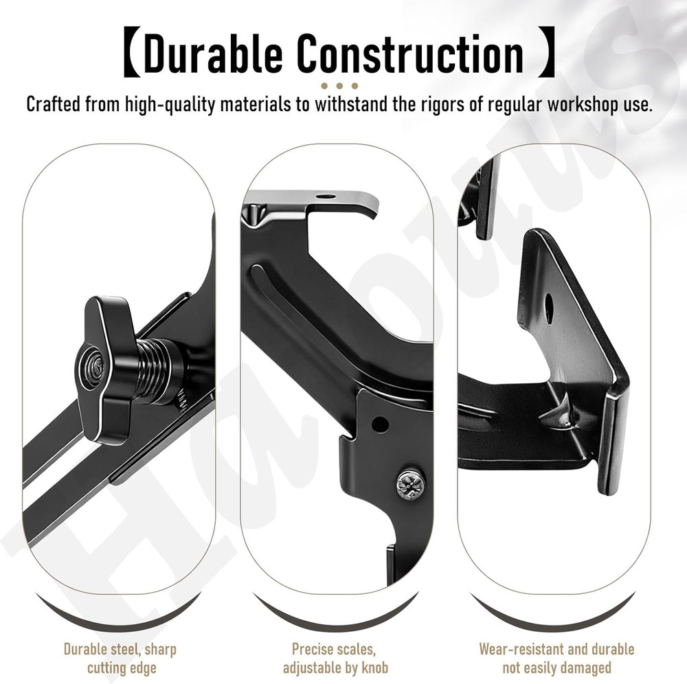 DNP618 Edge Guide for Fixed Base Compact Router, Compatible with DEWALT DWP611 R