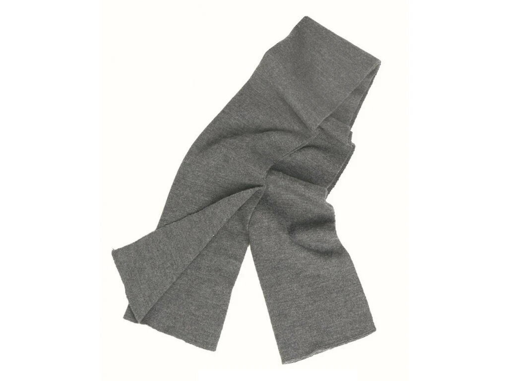 German Military Surplus German 100% Wool Scarf Unissued Grey 91262000 Free Ship!