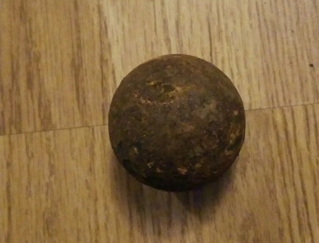 Antique 2" Cannon Ball Civil War Era.