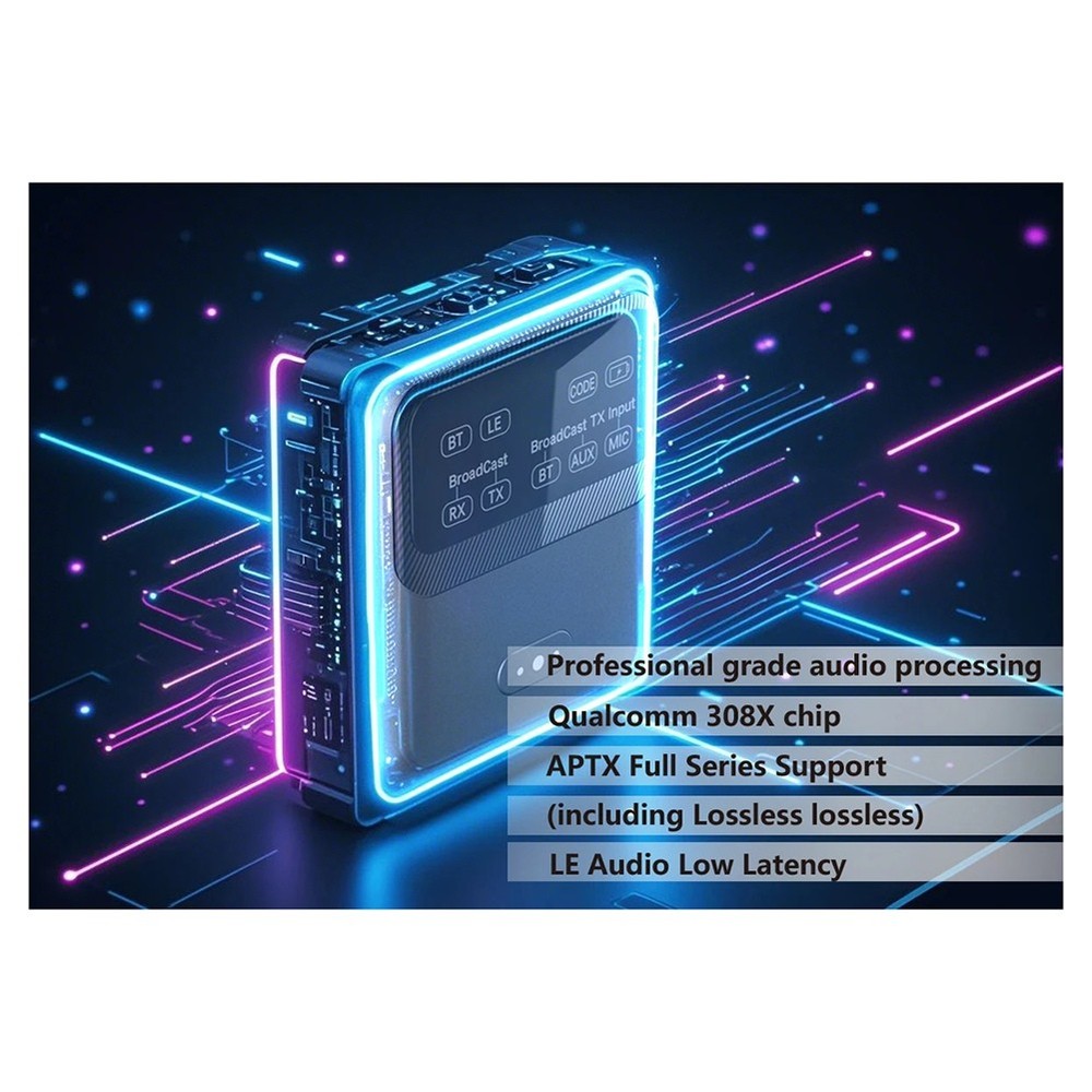 Bluetooth 5.4 Audio Receiver Transmitter -LL//AD LC3 Auracast LE Audio1284
