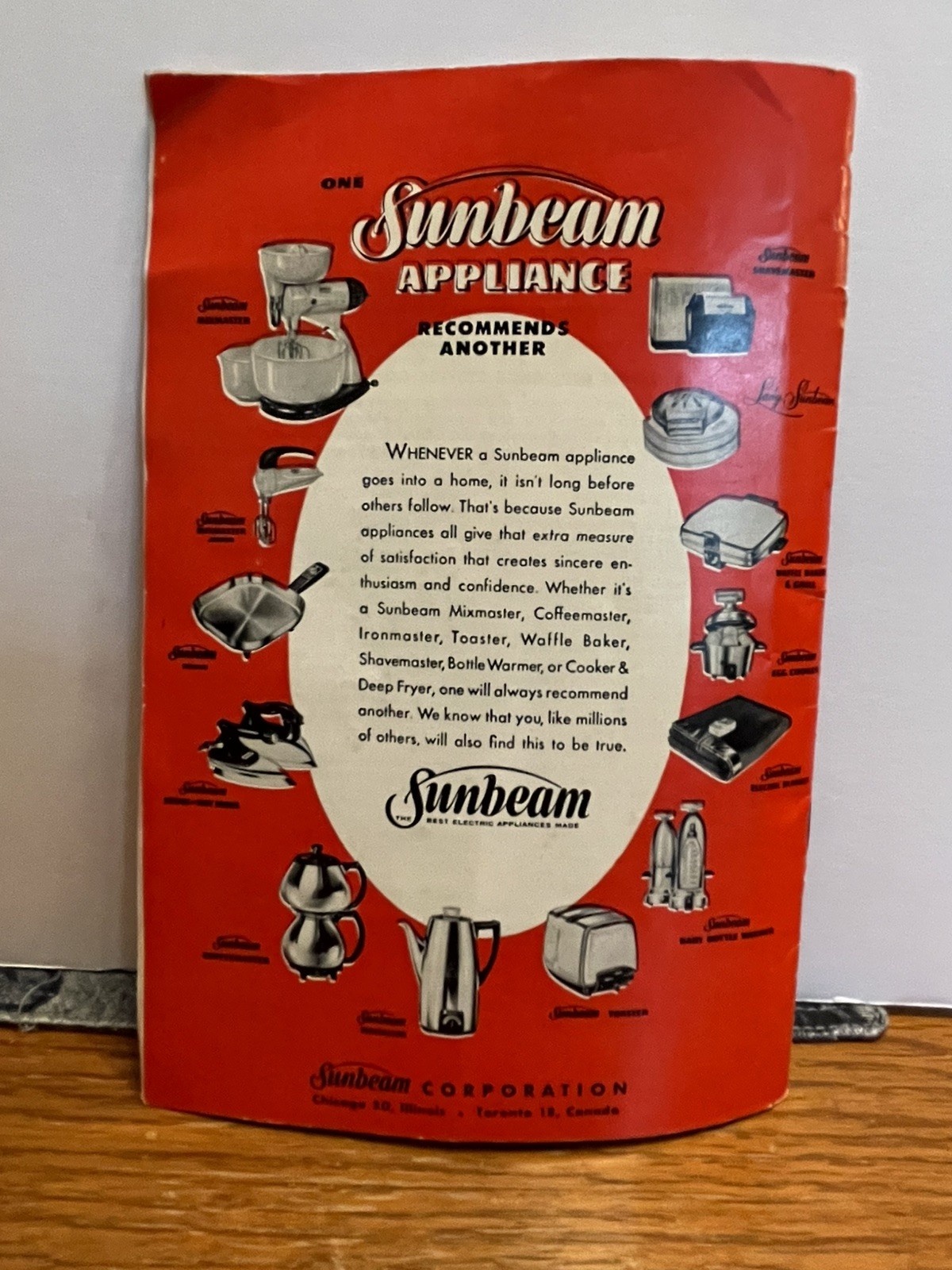 Vintage Sunbeam SP-5 Controlled Heat Saucepan 5-Qt w/ Lid & Manual Tested Works