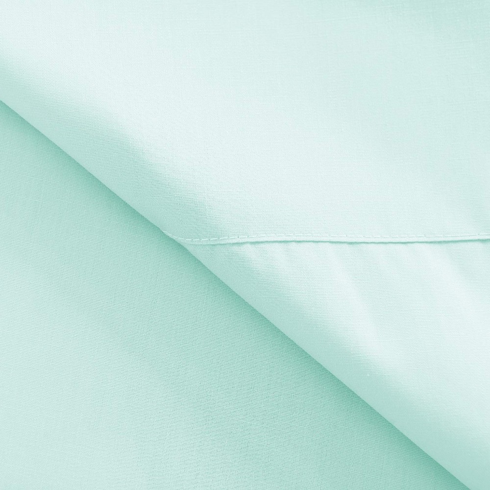 Queen Percale Bed Sheets, 200 Thread Count Cotton Polyester Blend Sheet,Wrink...