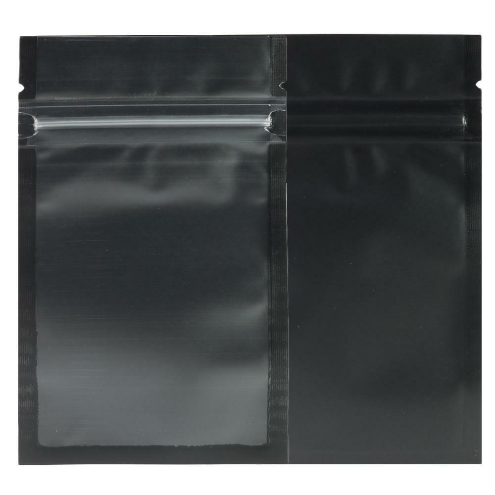 Black Poly Plastic Heat Seal Bags Food Safe Storage Bags for Freeze-Dried Candy