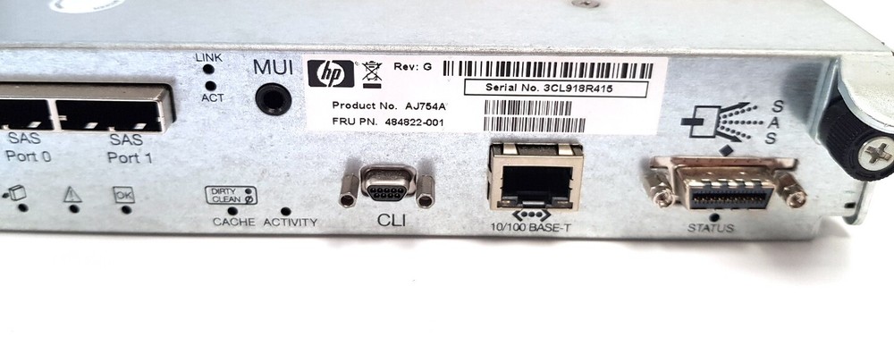 HP Controller MSA2000SA AJ754A 484822-001