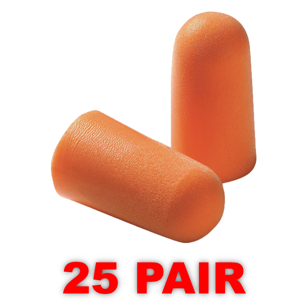 3M 1100 Uncorded Foam Disposable Noise Reduction Ear Plugs (Pick Total Pairs)