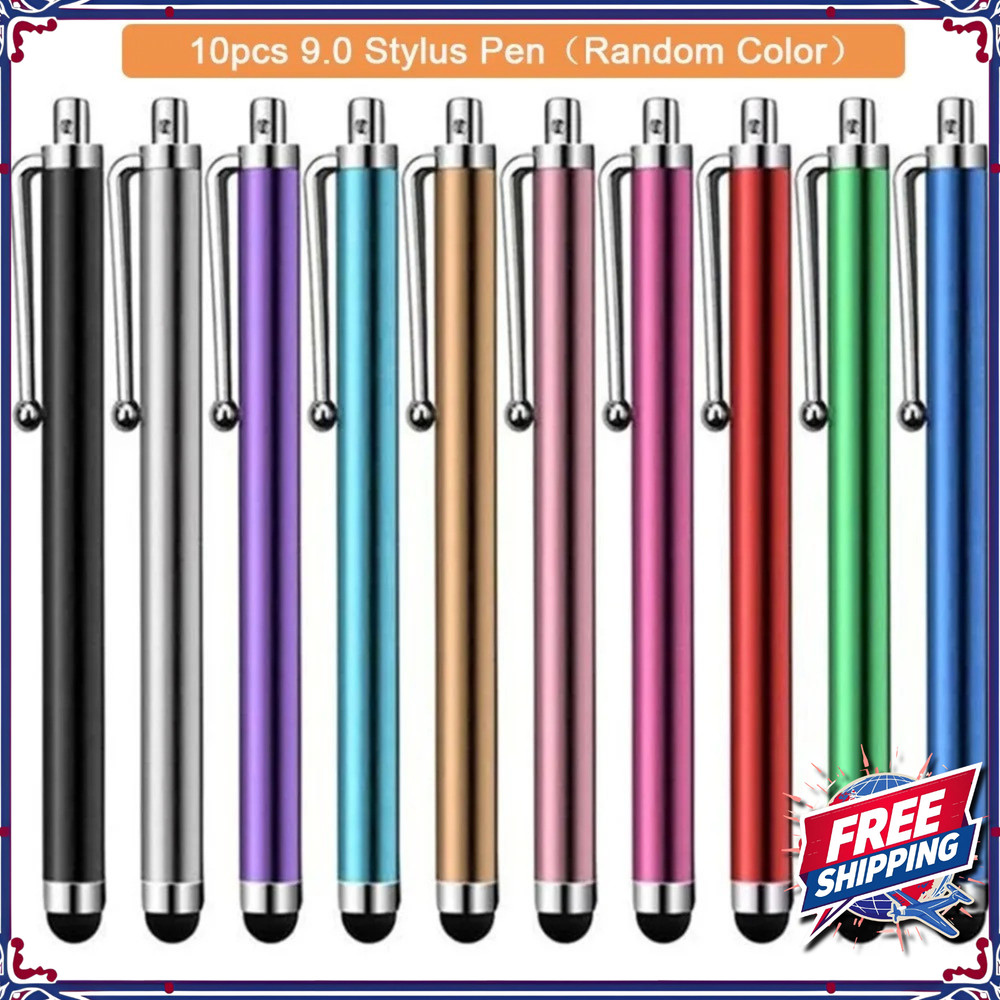 Touch Screen 10x Universal Capacitive Stylus Pens for iPhone iPad Android Tablet