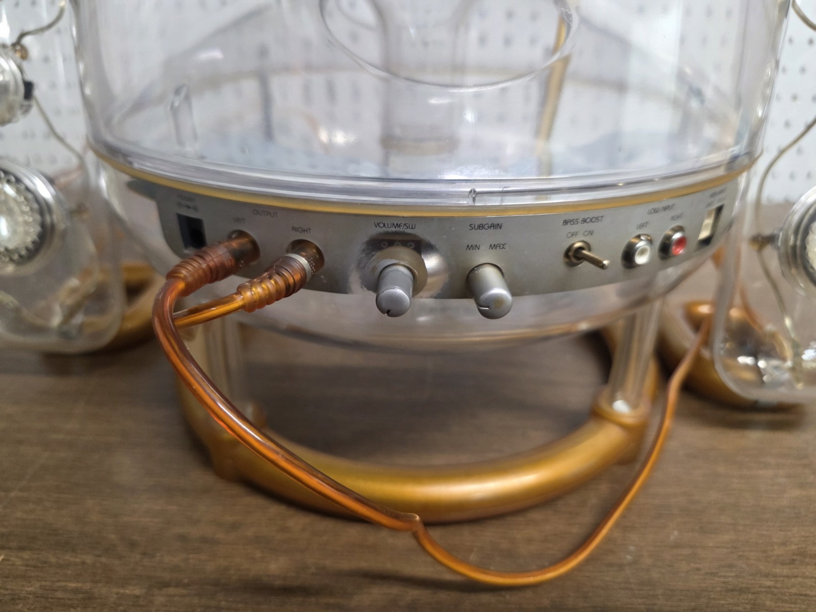 Virtual Reality Sound Labs VR3 Retro Clear Sound System Speakers Tested Working