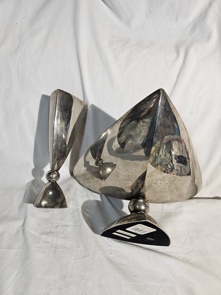 Namford Silverplated Triangular Bowl & Wine Cup Brass Collectible 🔥