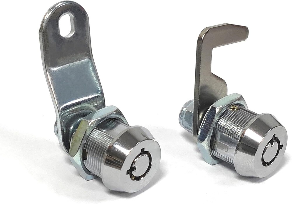2 Pack Toolbox Lock 5/8" Tubular Cam Replacement Lock with 4 Keys