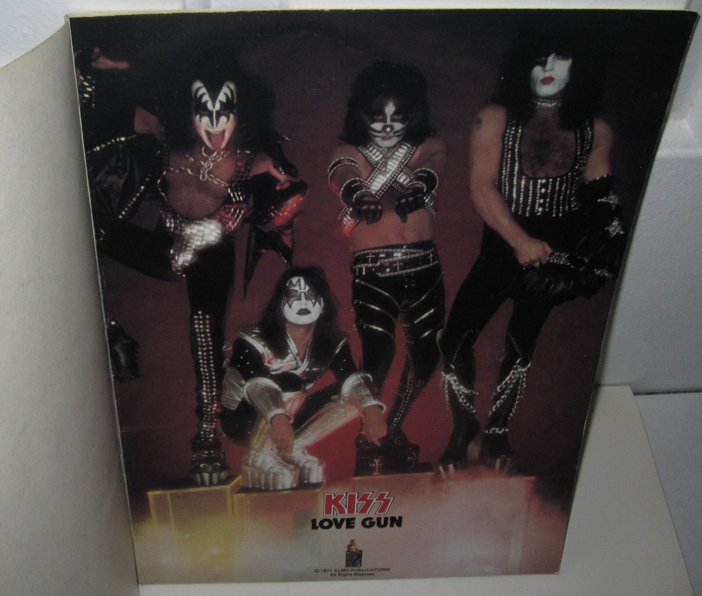 KISS LOVE GUN SONG BOOK 1977 OFFICIAL AUCOIN CASABLANCA VINTAGE GENE SIMMONS