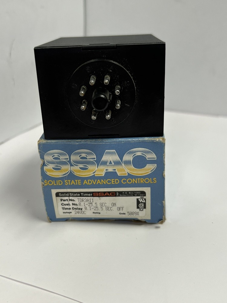 NEW SSAC TDR3A11 TIME DELAY RELAY