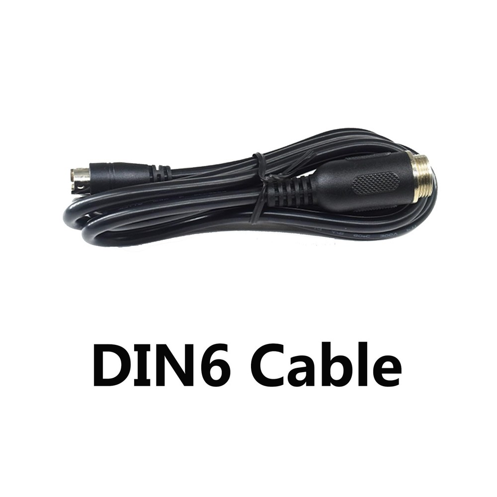 ZLiT Connection Din6 USB Cable Adaptation Fit for Thrustmaster TH8A Black