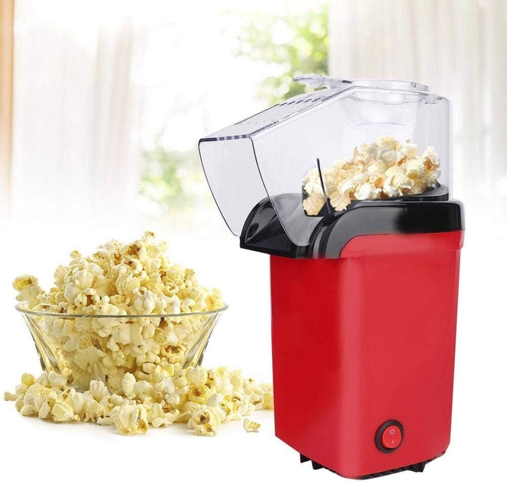Popcorn Maker 1200W Mini Household Kitchen Electric ABS Popcorn Maker Machine