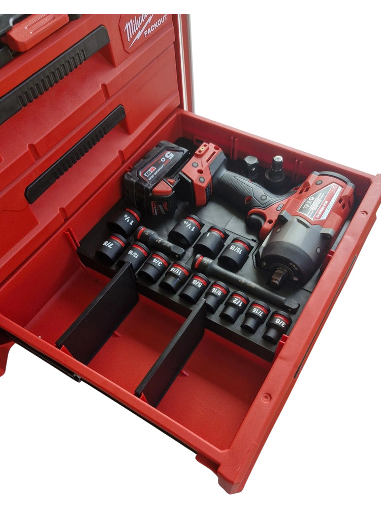 M18 Fuel High torque Impact INSERT for 3 Draw Packout