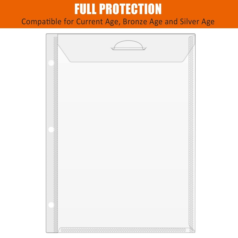 Comic Book Storage Album, Comic Book Binder - for Current, Silver Age, Regula...