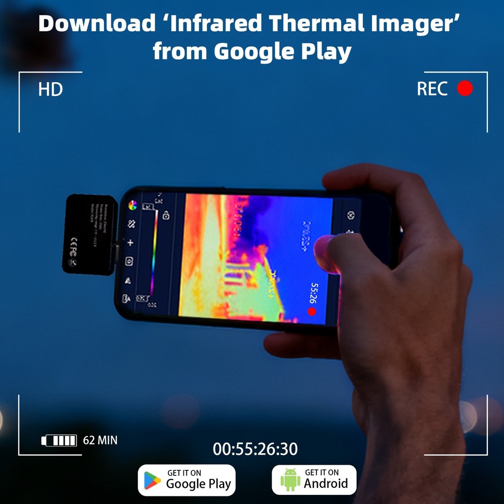 ANXTECH Mini Thermal Camera for Android Infrared Imaging Temperature Camera